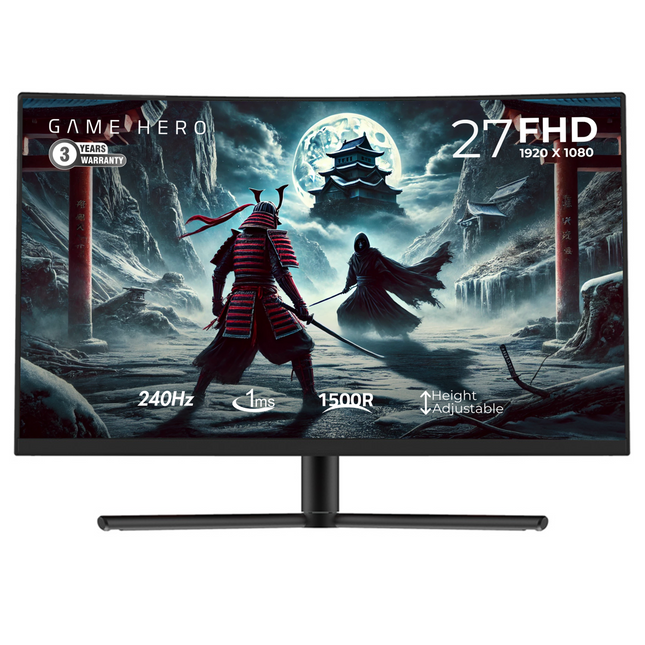 Game Hero 27 inches - Curved Monitor 240 Hz
