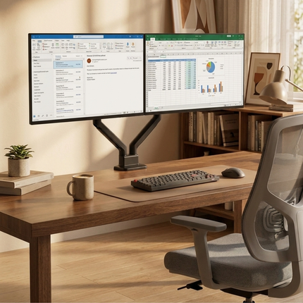 Game Hero® Dubbele Monitorarm