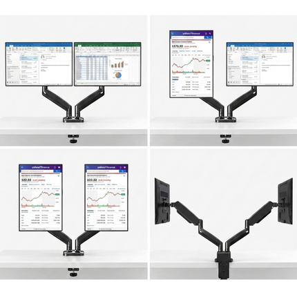 Game Hero® Dubbele Monitorarm