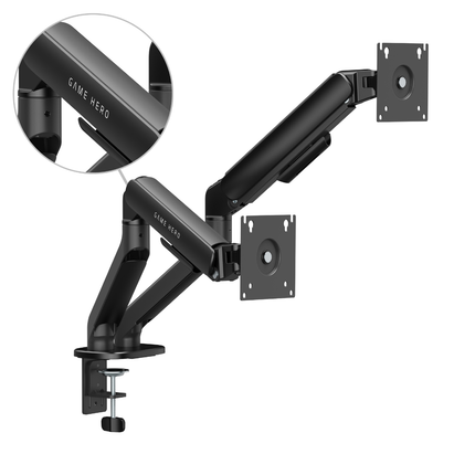 Game Hero® Dubbele Monitorarm