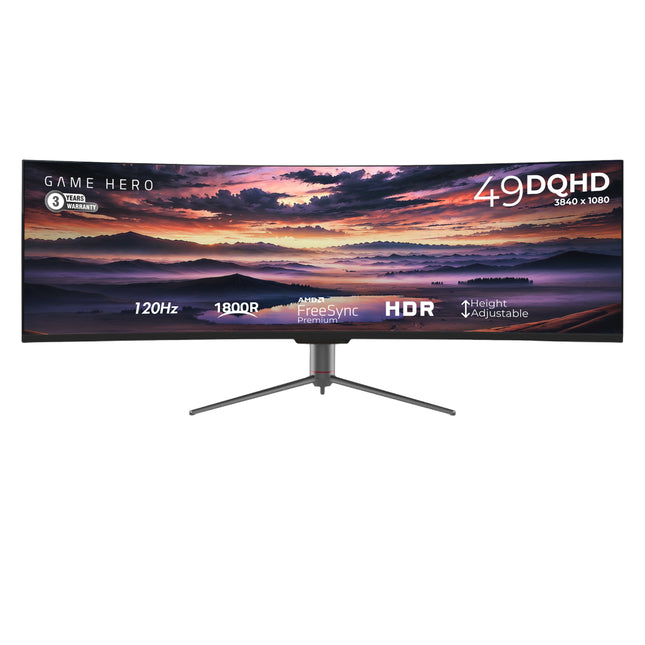 Game Hero 49 inch - Curved Monitor 120 Hz