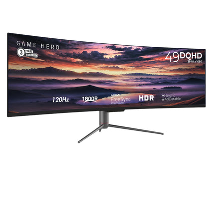 Game Hero 49 inch - Curved Monitor 120 Hz